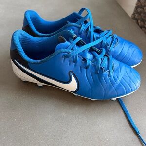 Kids Blue Nike Cleats